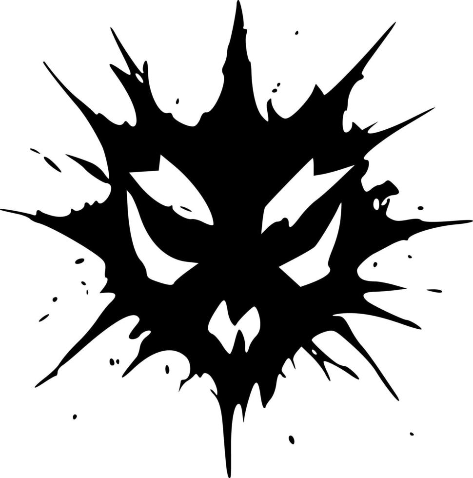 evil monster icon vector