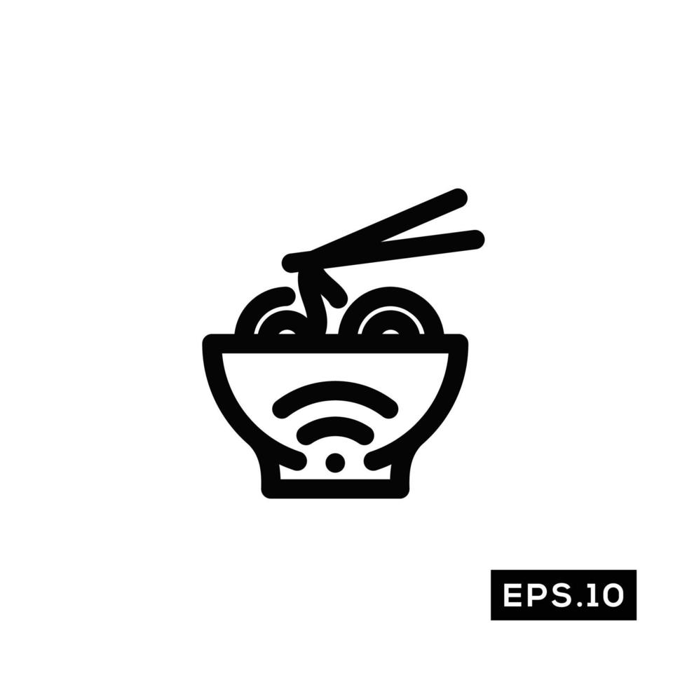 Food delivery Logo icon. Online food delivery icon Vector Illustration Template For Web and Mobile