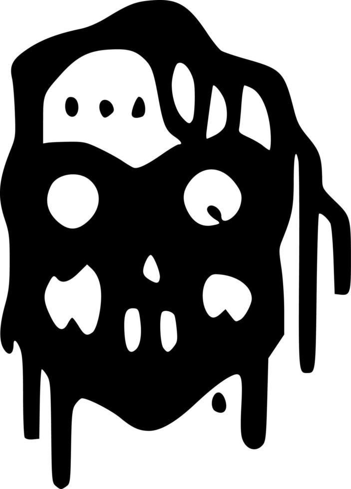 zombi dibujos animados icono vector