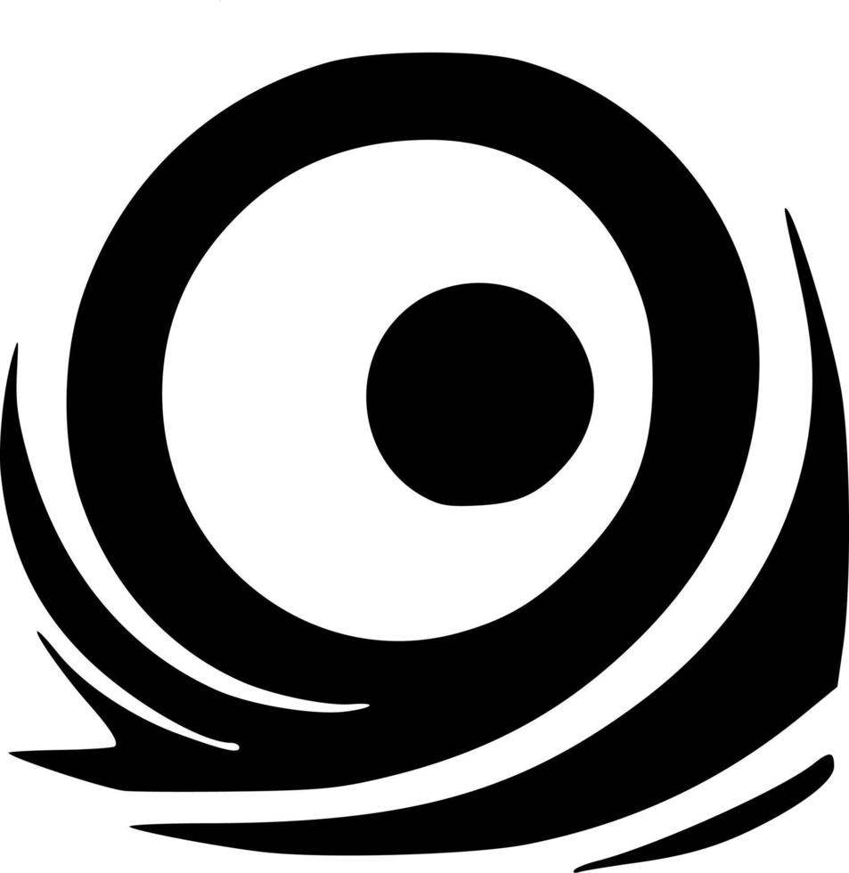 black tsunami waves icon vector