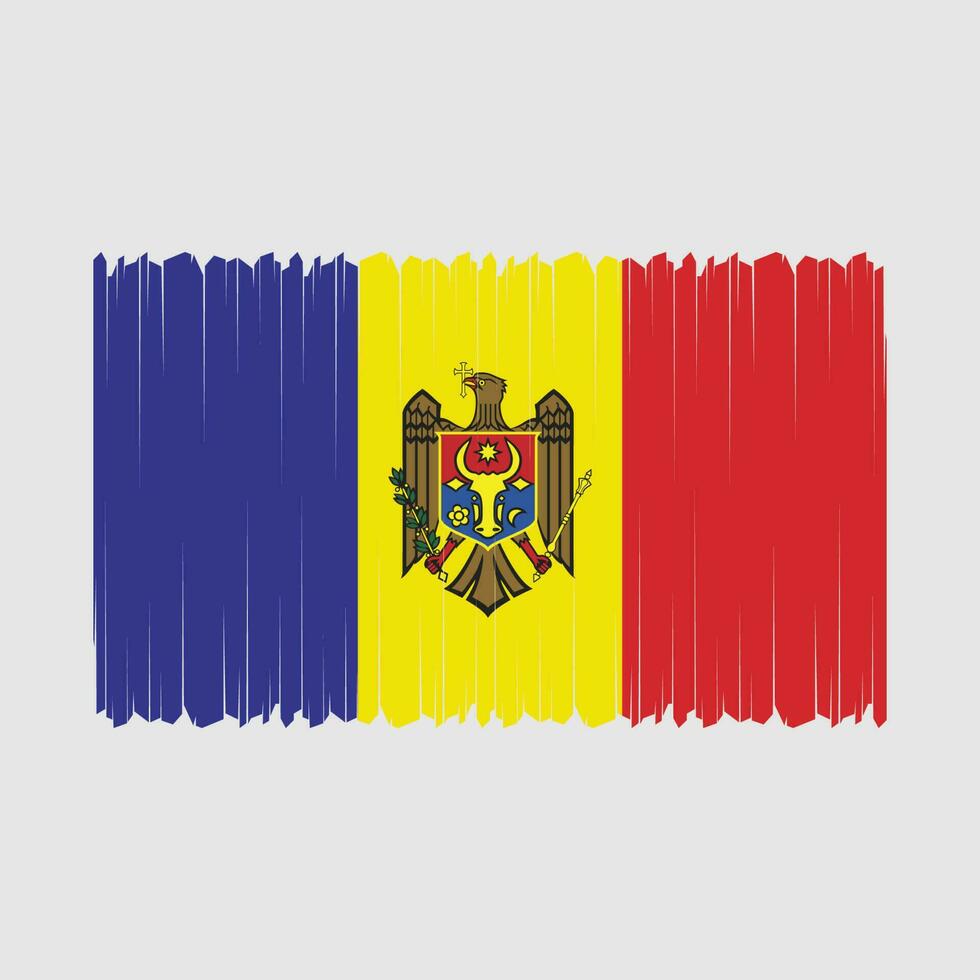 Moldova Flag Vector