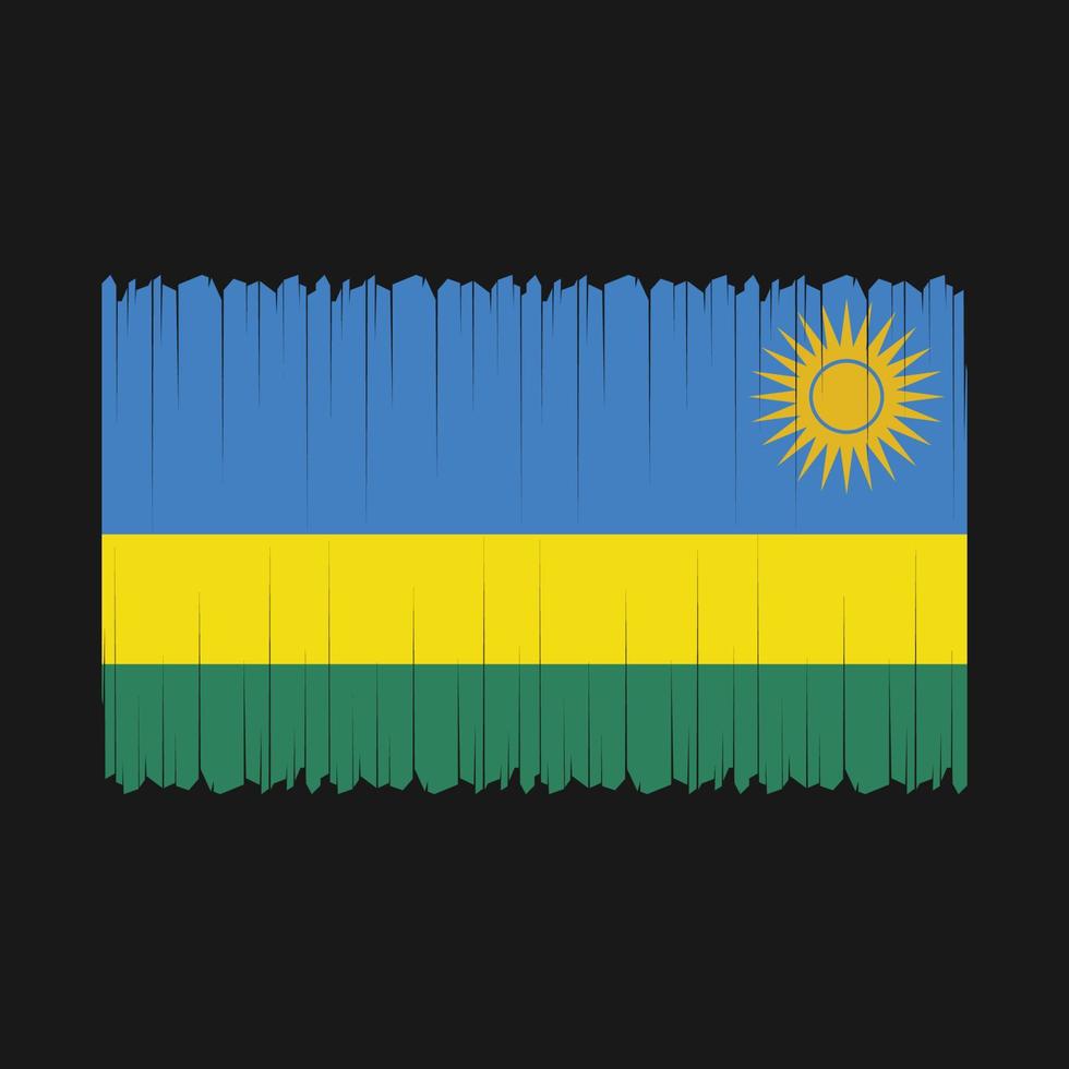 Rwanda Flag Vector