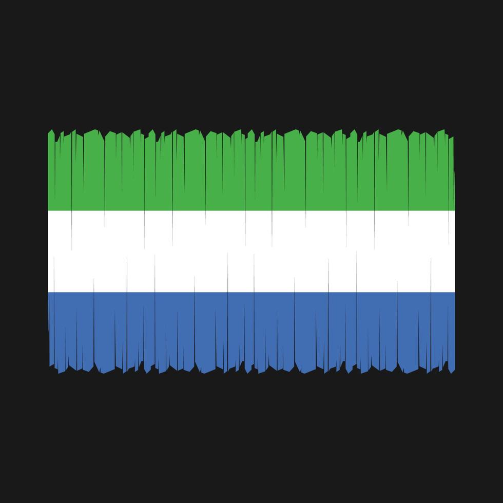 Sierra Leone Flag Vector