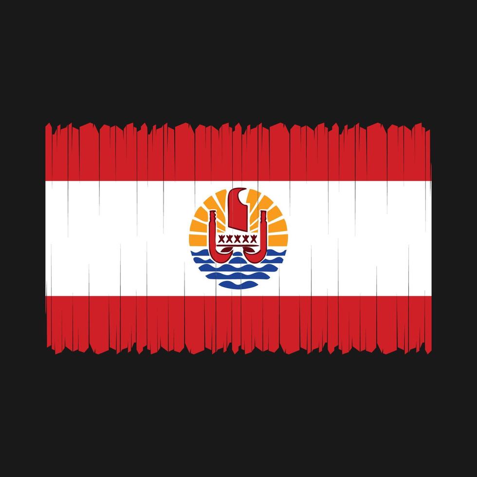 French Polynesia Flag Vector