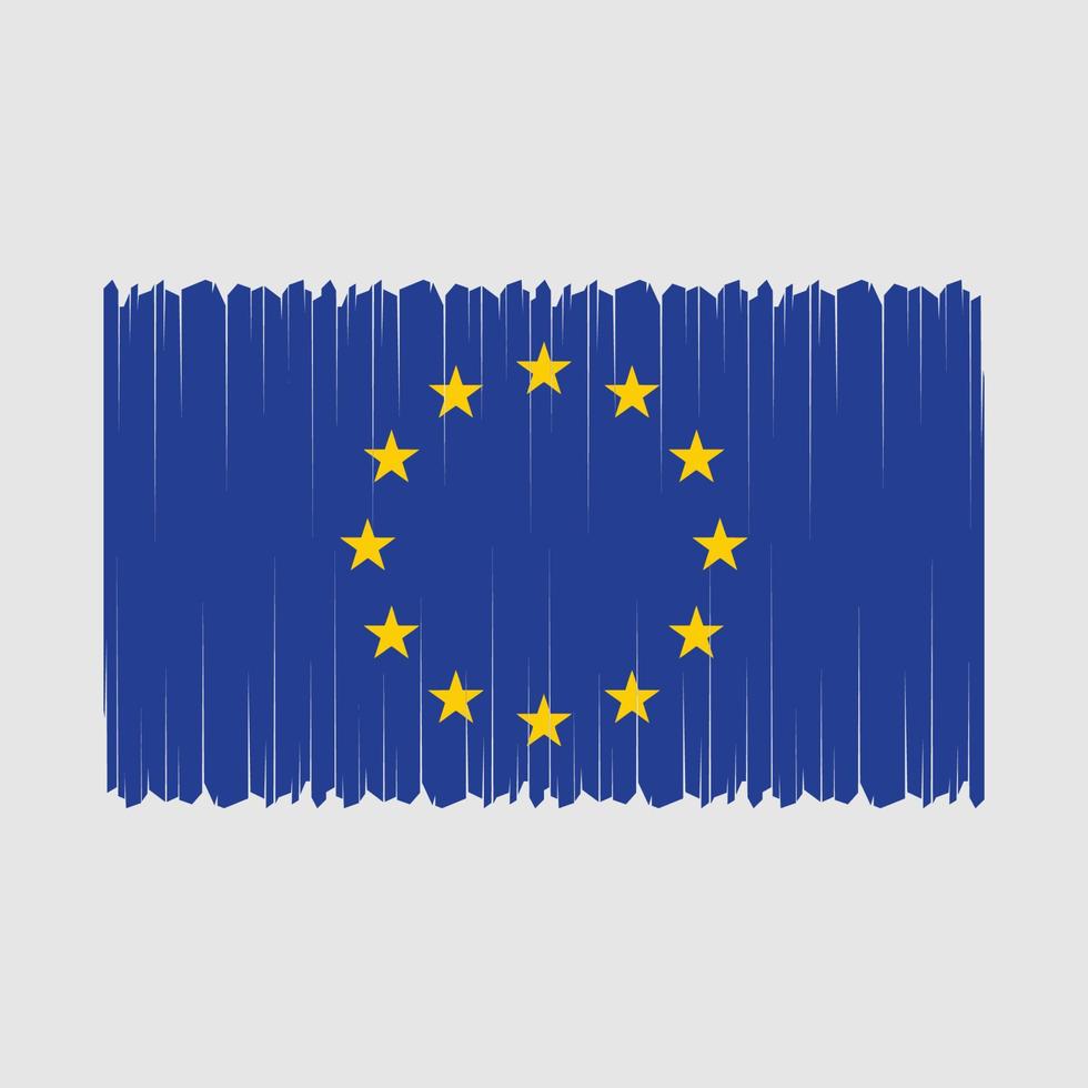 europeo bandera vector