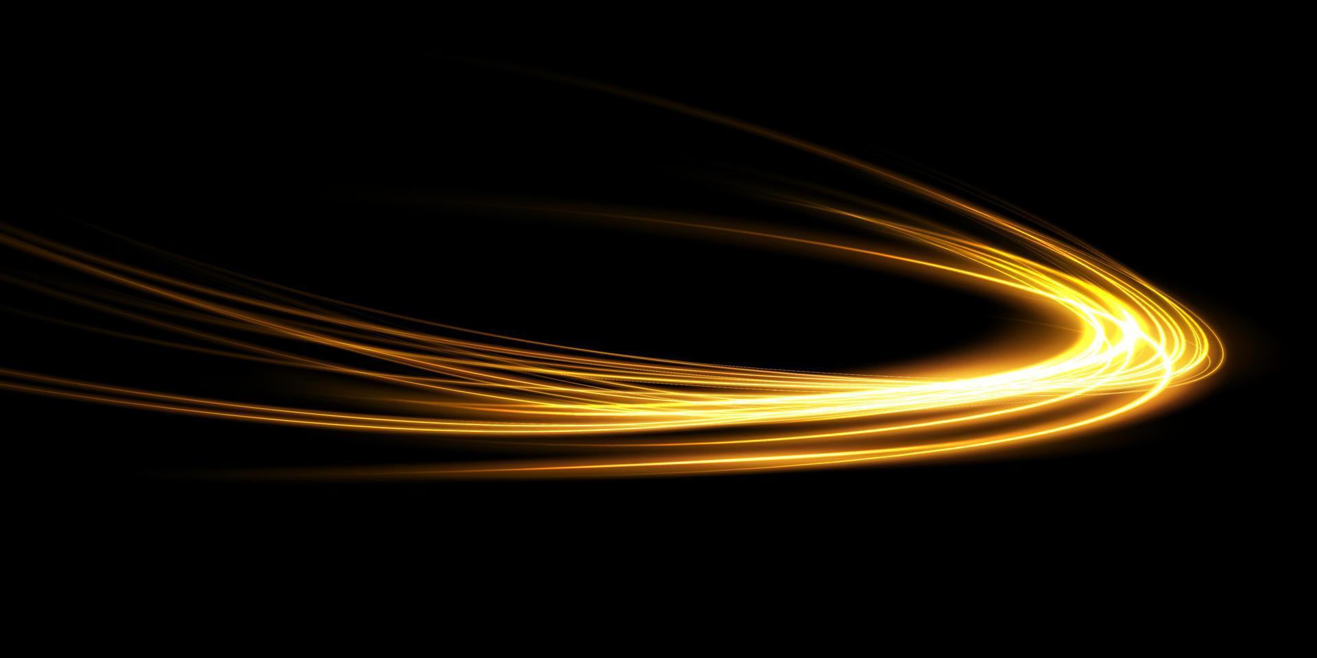 Abstract beautiful light background. Magic sparks on a dark background. Mystical speed stripes, glitter effect. Shine of cosmic rays. Neon lines of speed and fast wind. Glow effect, powerful energy. vector