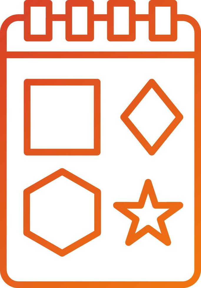 Geometric Shapes Icon Style vector