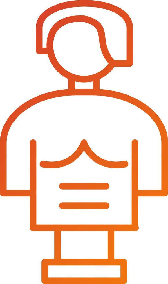 Prehistoric Figurine Icon Style vector