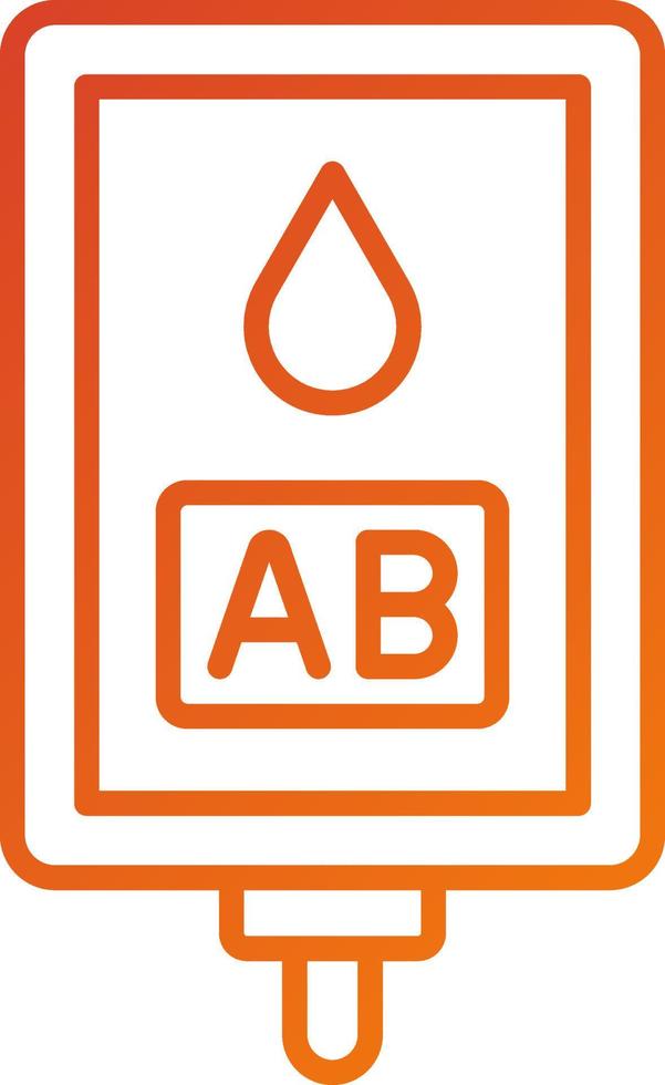 Blood Types Icon Style vector