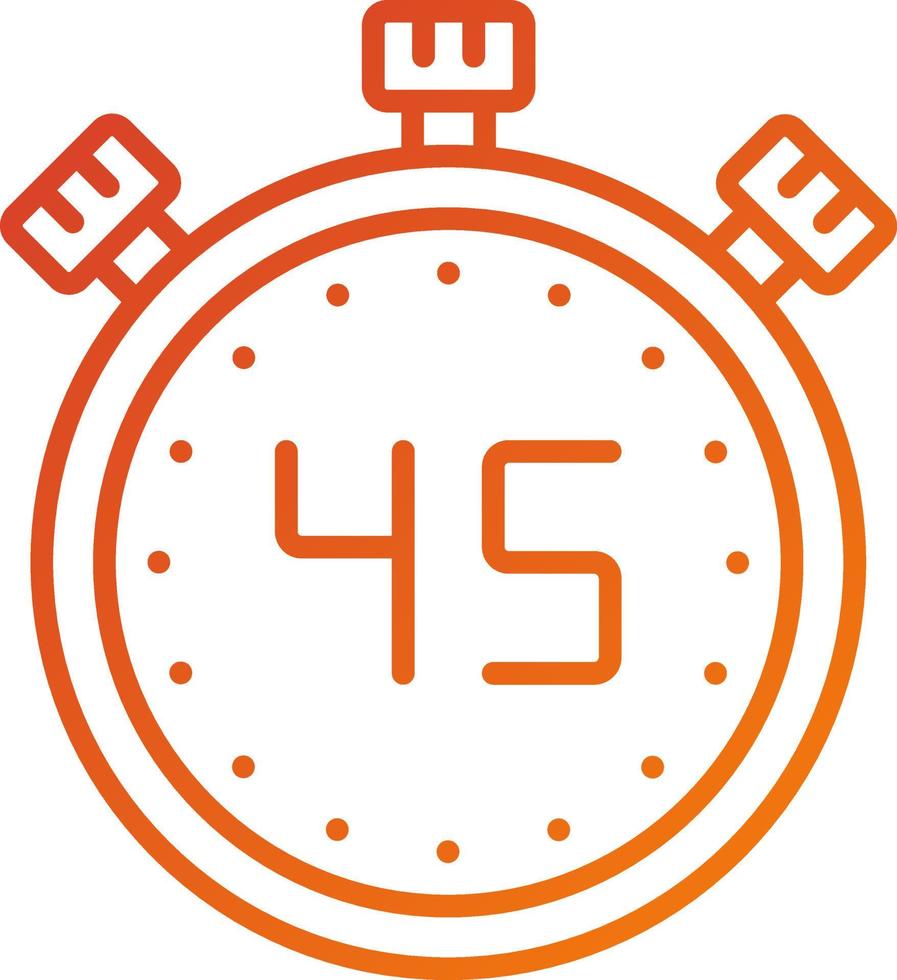 Half Time Icon Style vector