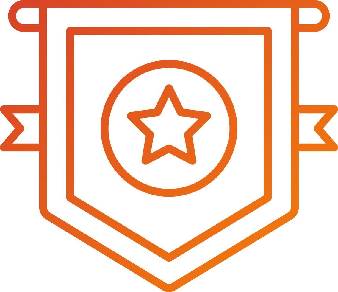 Pennant Icon Style vector