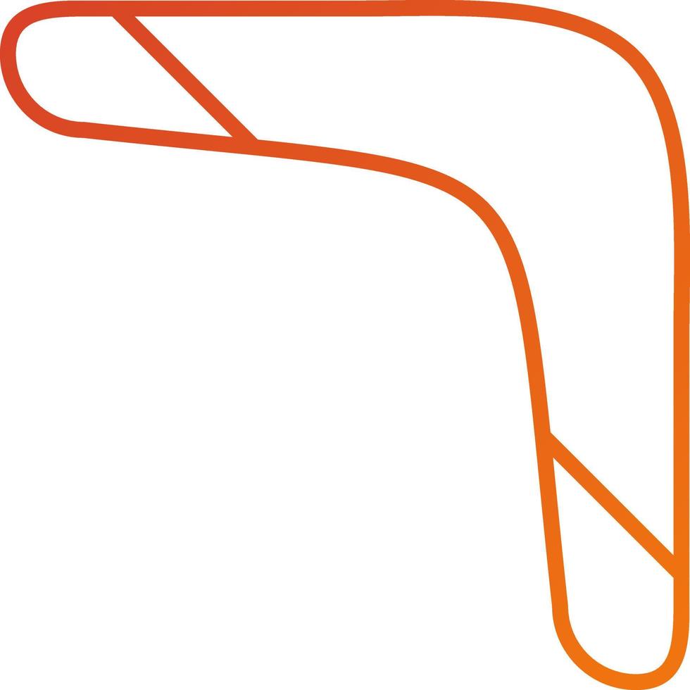 Boomerang Icon Style vector
