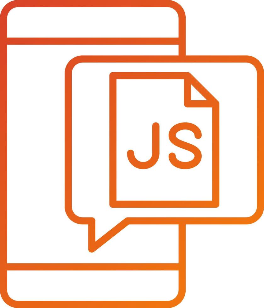 Javascript Icon Style 21652490 Vector Art at Vecteezy