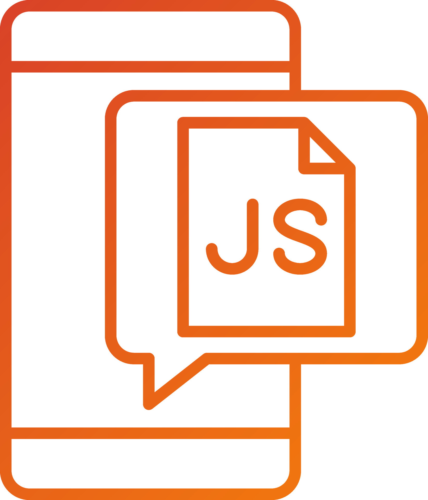 Javascript Icon Style 21652490 Vector Art at Vecteezy
