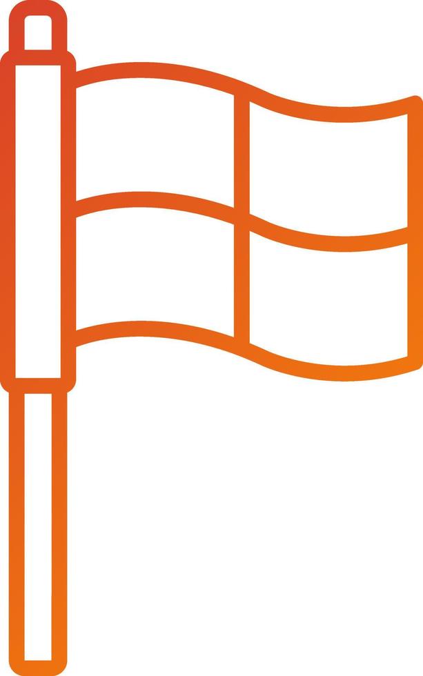 Offside Flag Icon Style vector