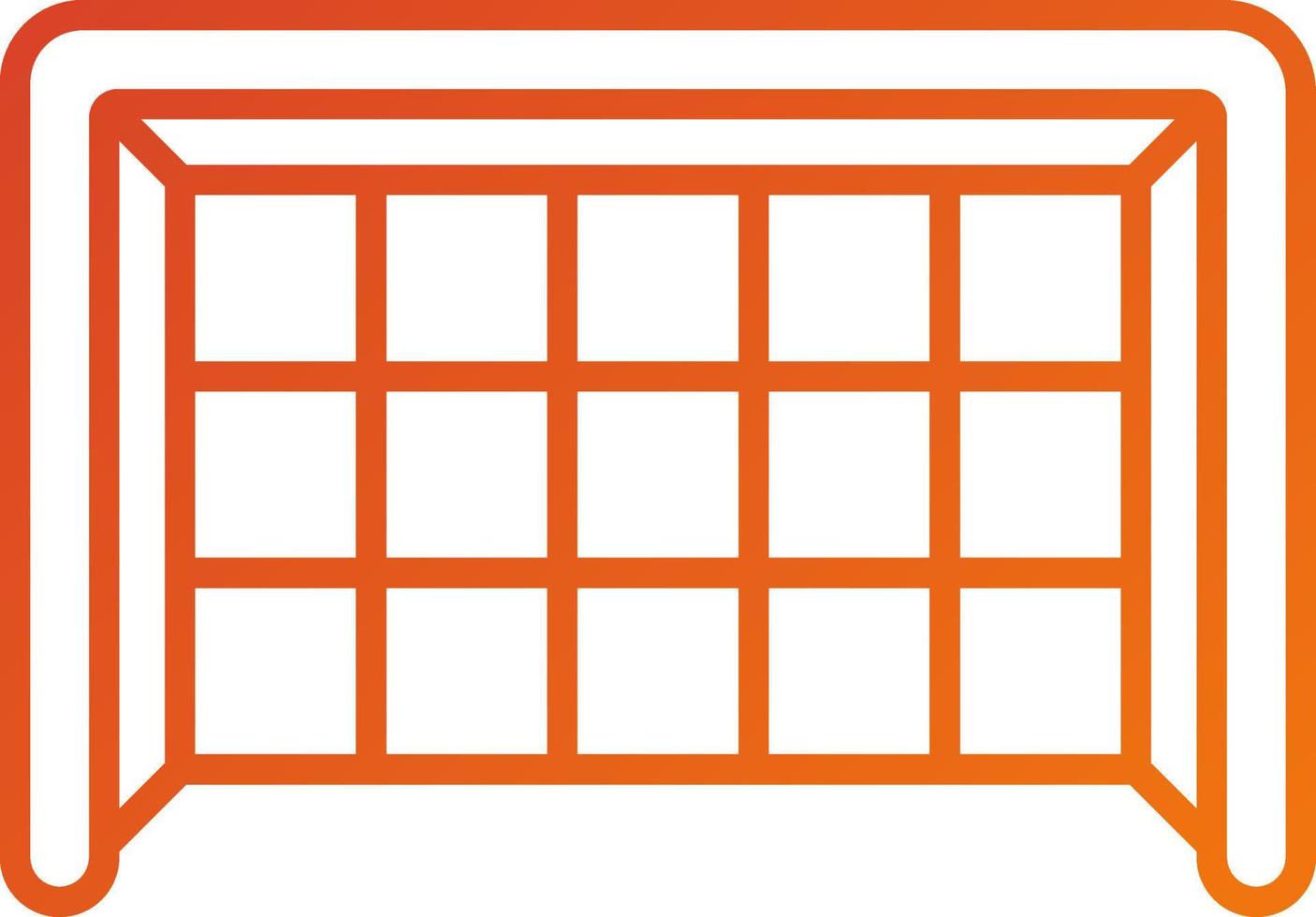 Goal Post Icon Style vector