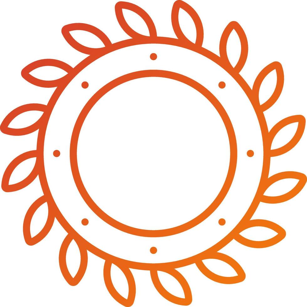 Wreath Icon Style vector