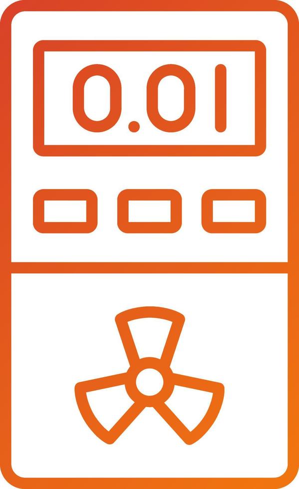 Dosimeter Icon Style vector