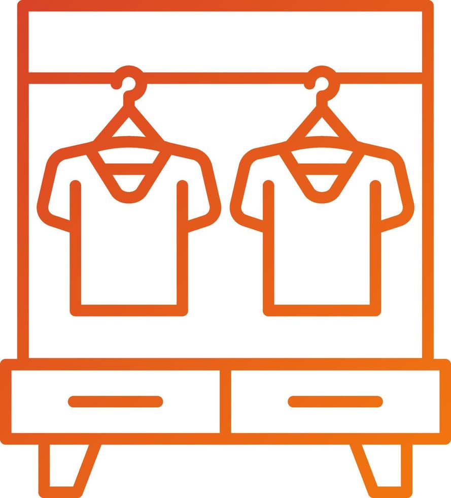 Clothing Rack Icon Style vector