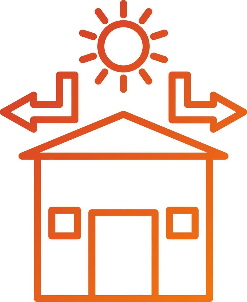 Home Insulation Icon Style vector