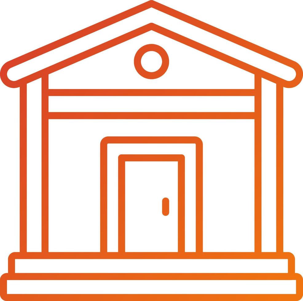 Mausoleum Icon Style vector