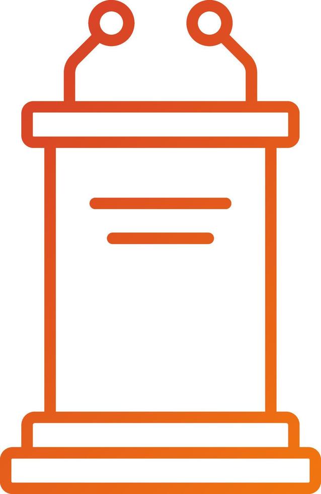 Pulpit Icon Style vector