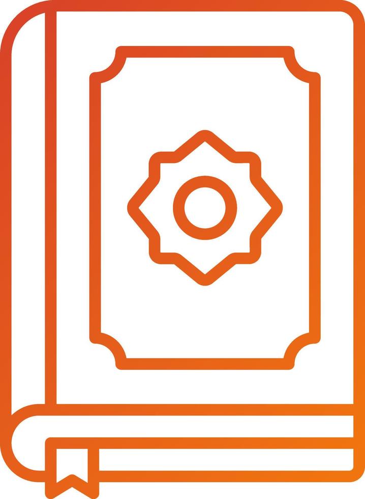 Quran Icon Style vector