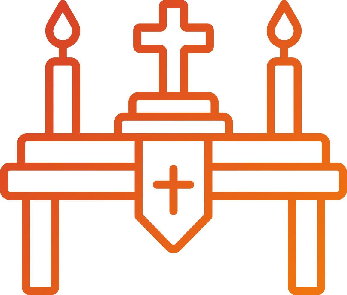 Altar Icon Style vector