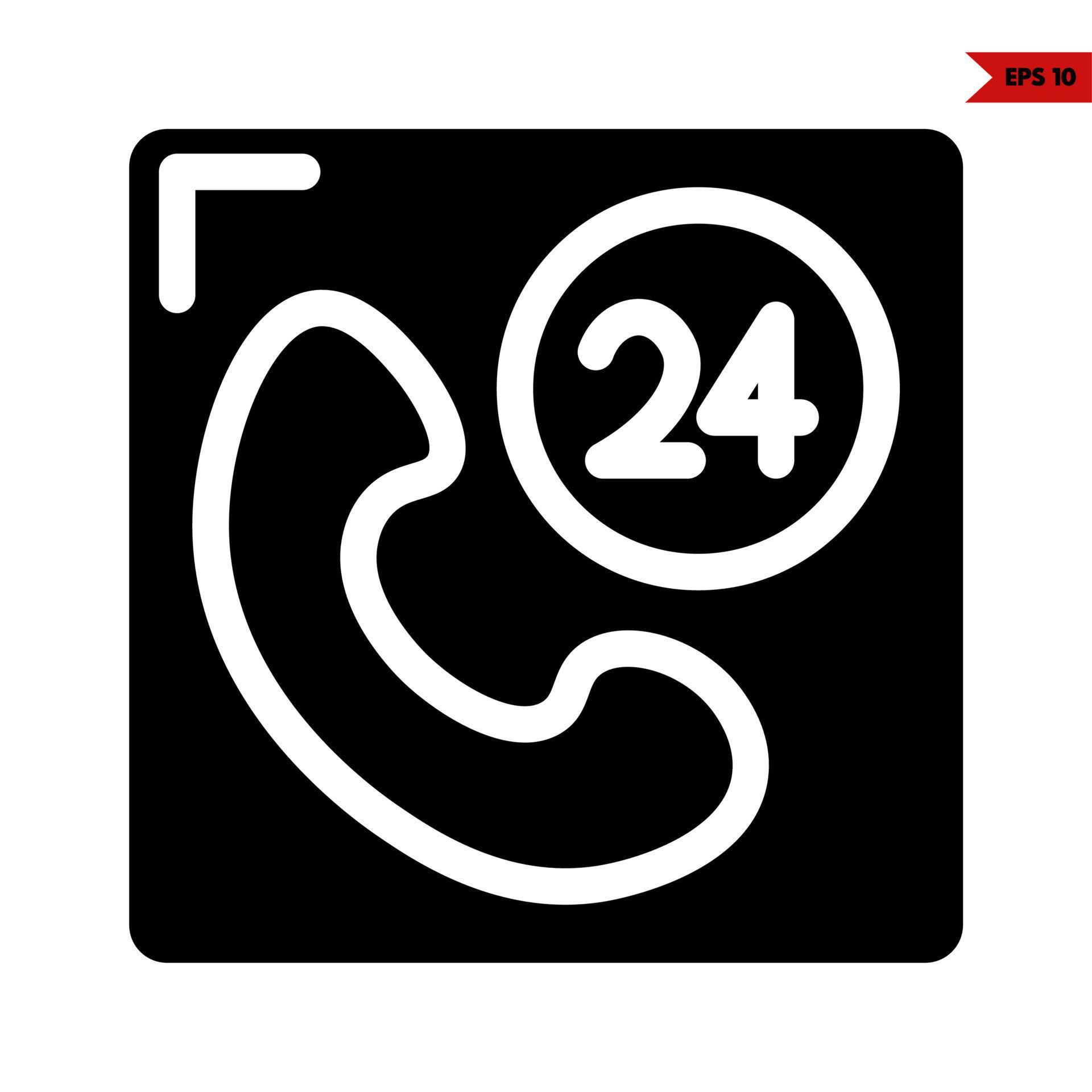 cell phone with number in frame glyph 21652899 Vector Art at Vecteezy