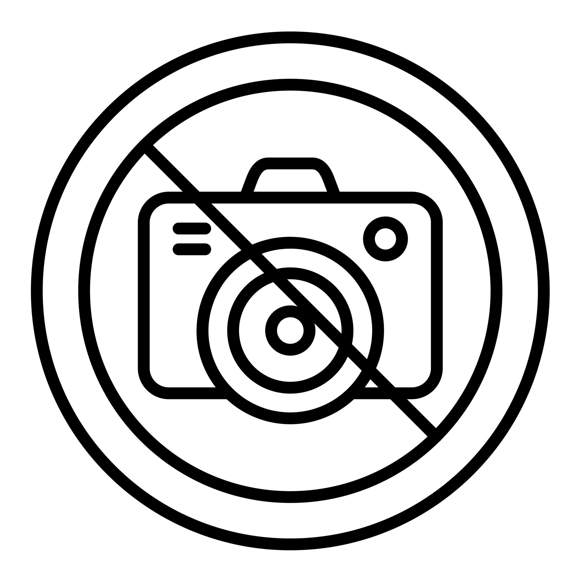 No Camera vector icon 21653155 Vector Art at Vecteezy