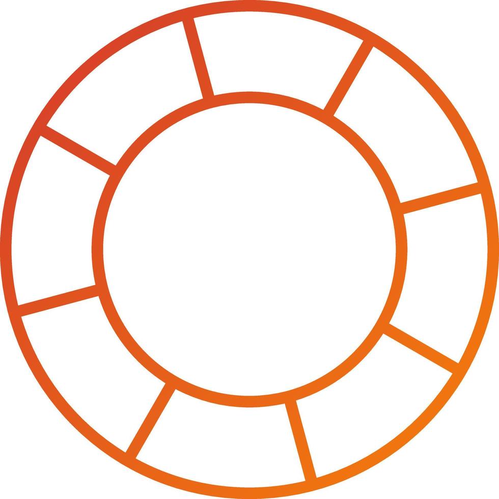 Lifebuoy Icon Style vector