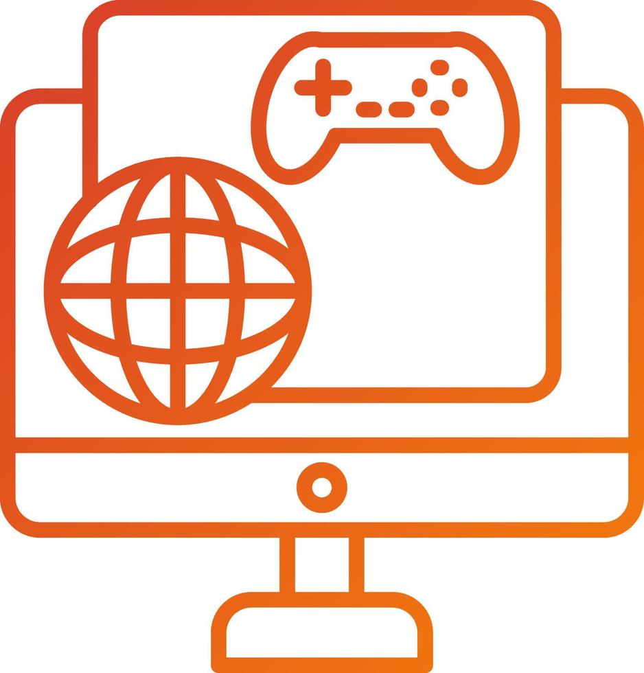 Online Games Icon Style vector
