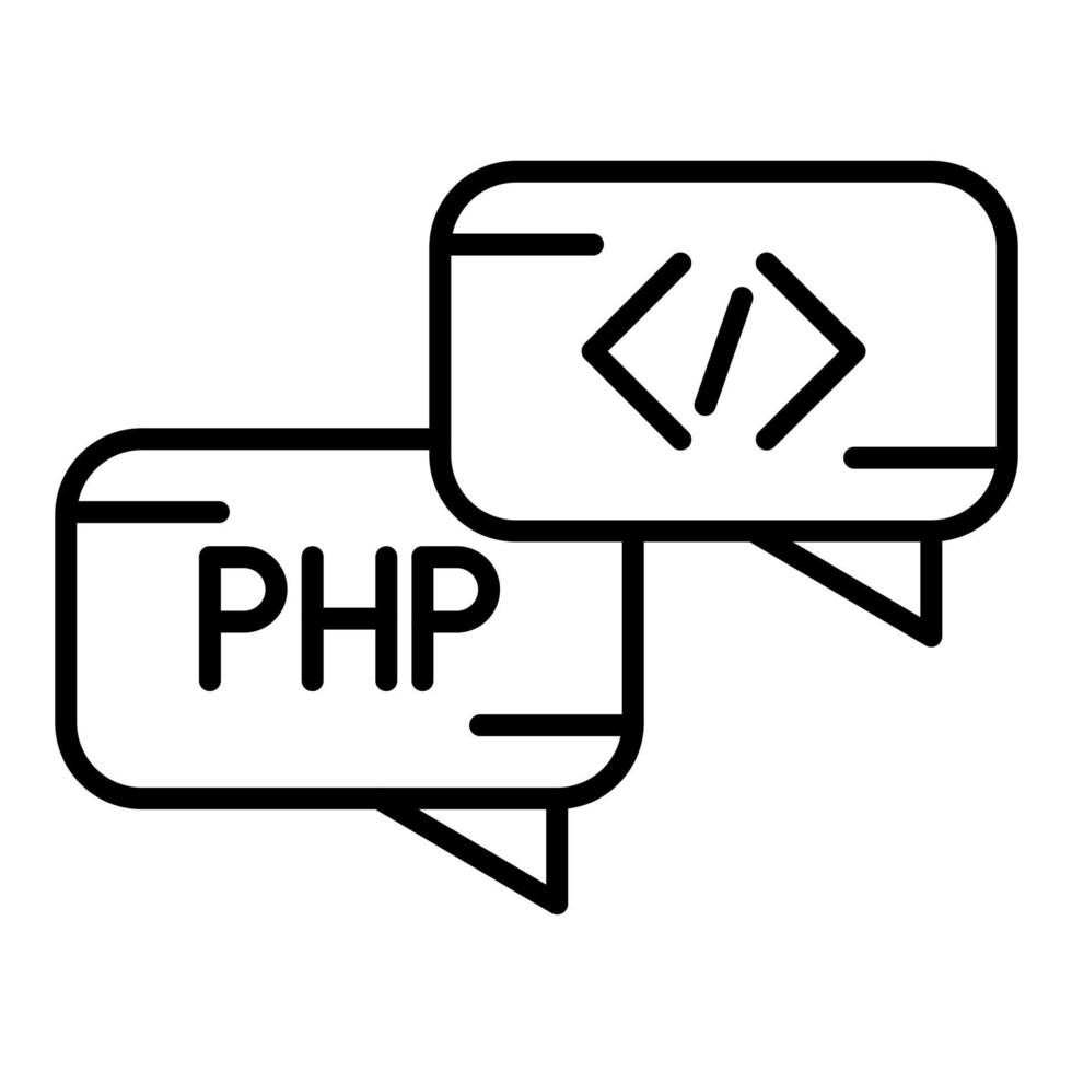 Coding Language vector icon 21653751 Vector Art at Vecteezy