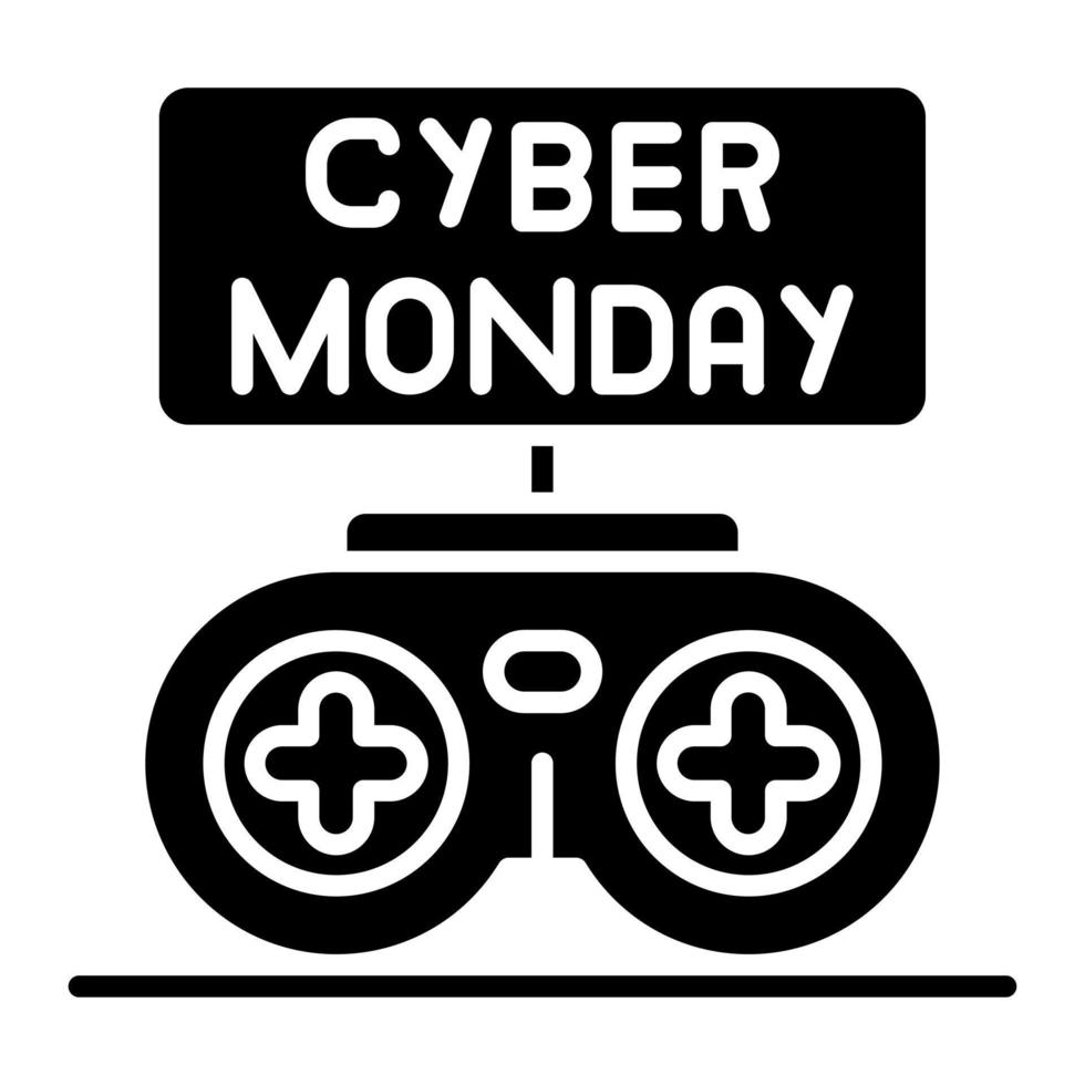 Cyber Monday Sale vector icon