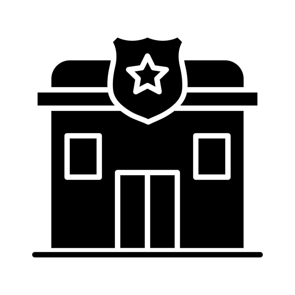 Police Station vector icon
