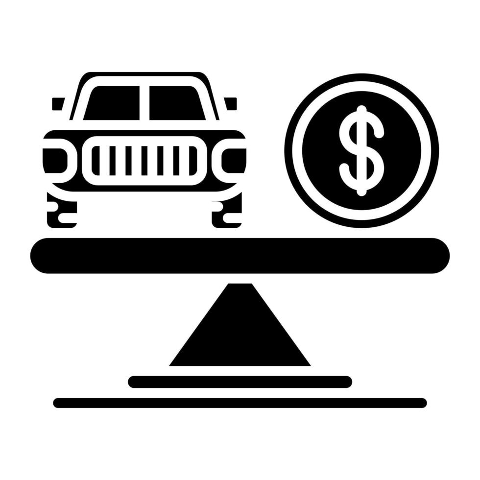 Fair Market Value vector icon