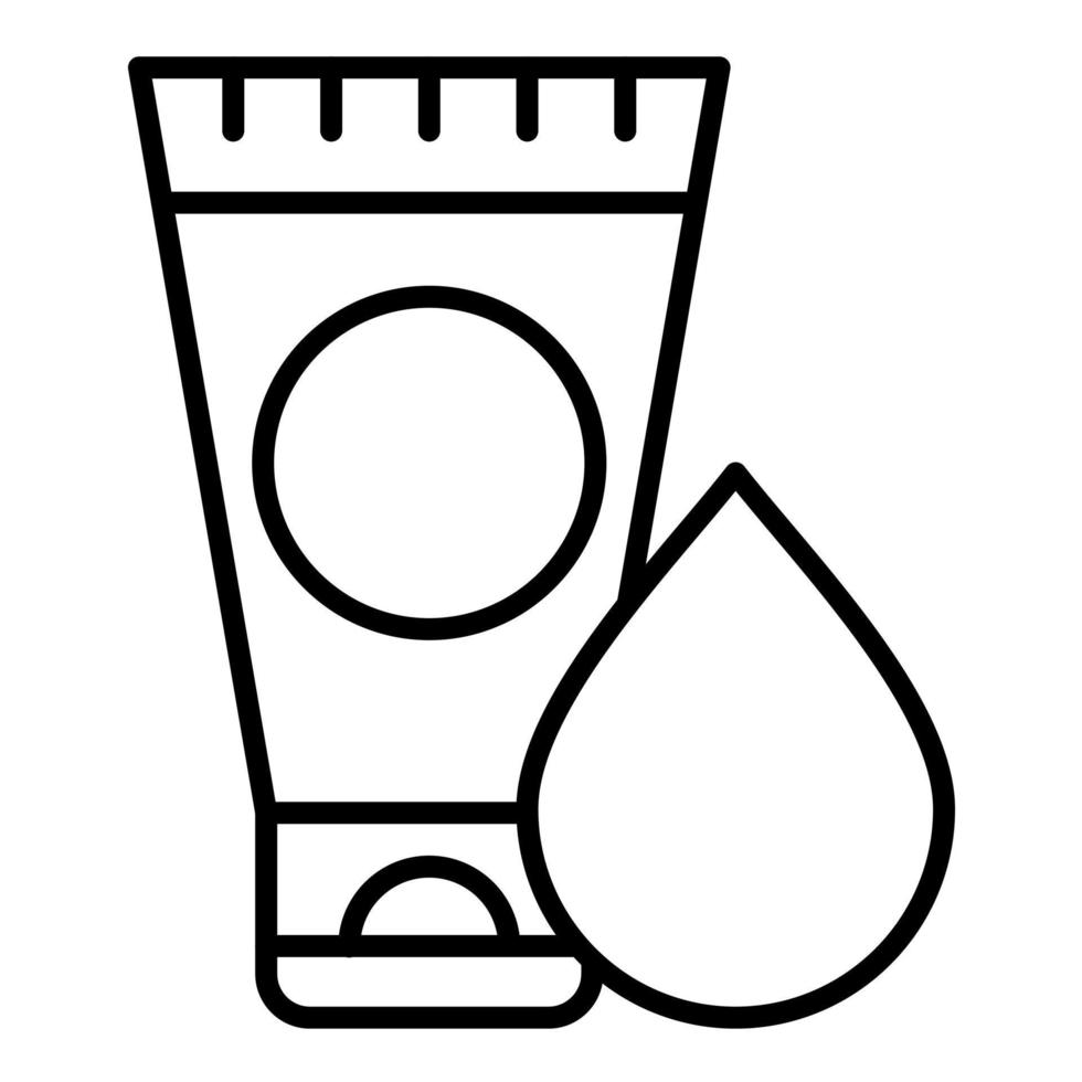 Face Cleanser vector icon