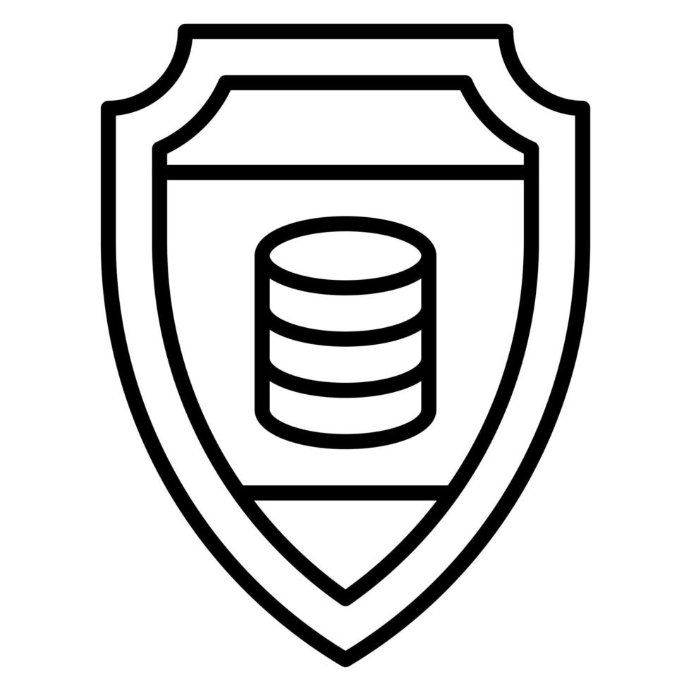 Database Security vector icon