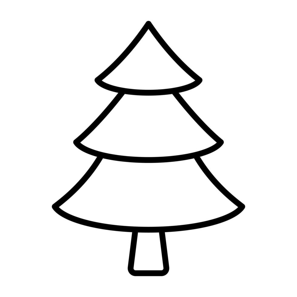 Pine Tree vector icon