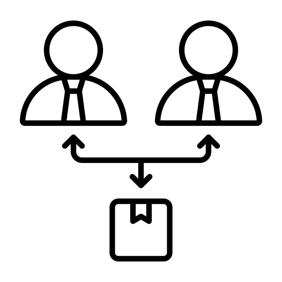 Parcels Distribution vector icon