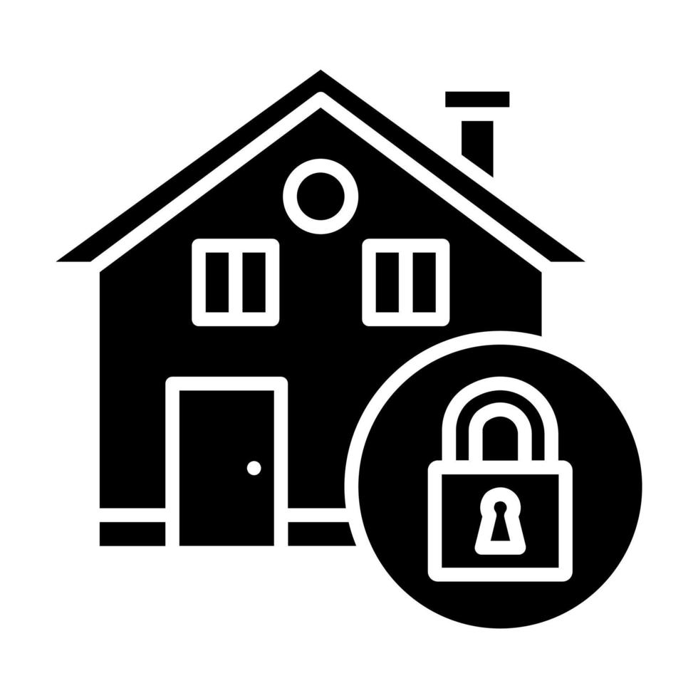 Property Lock vector icon