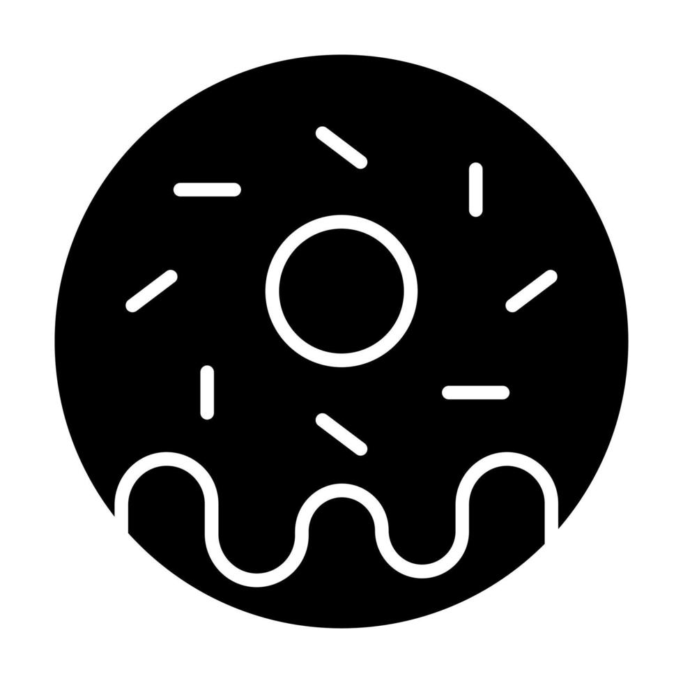 Donut vector icon