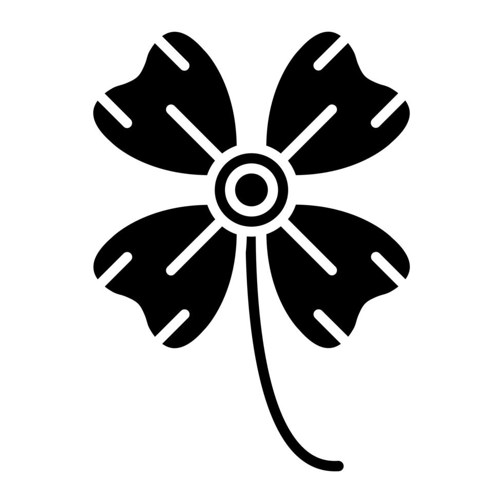 Four Leaf Clover vector icon