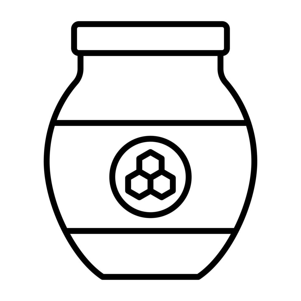 Honey Jar vector icon