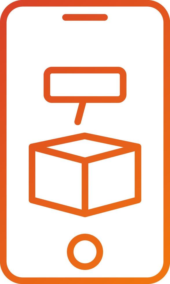 Augmented Reality Icon Style vector