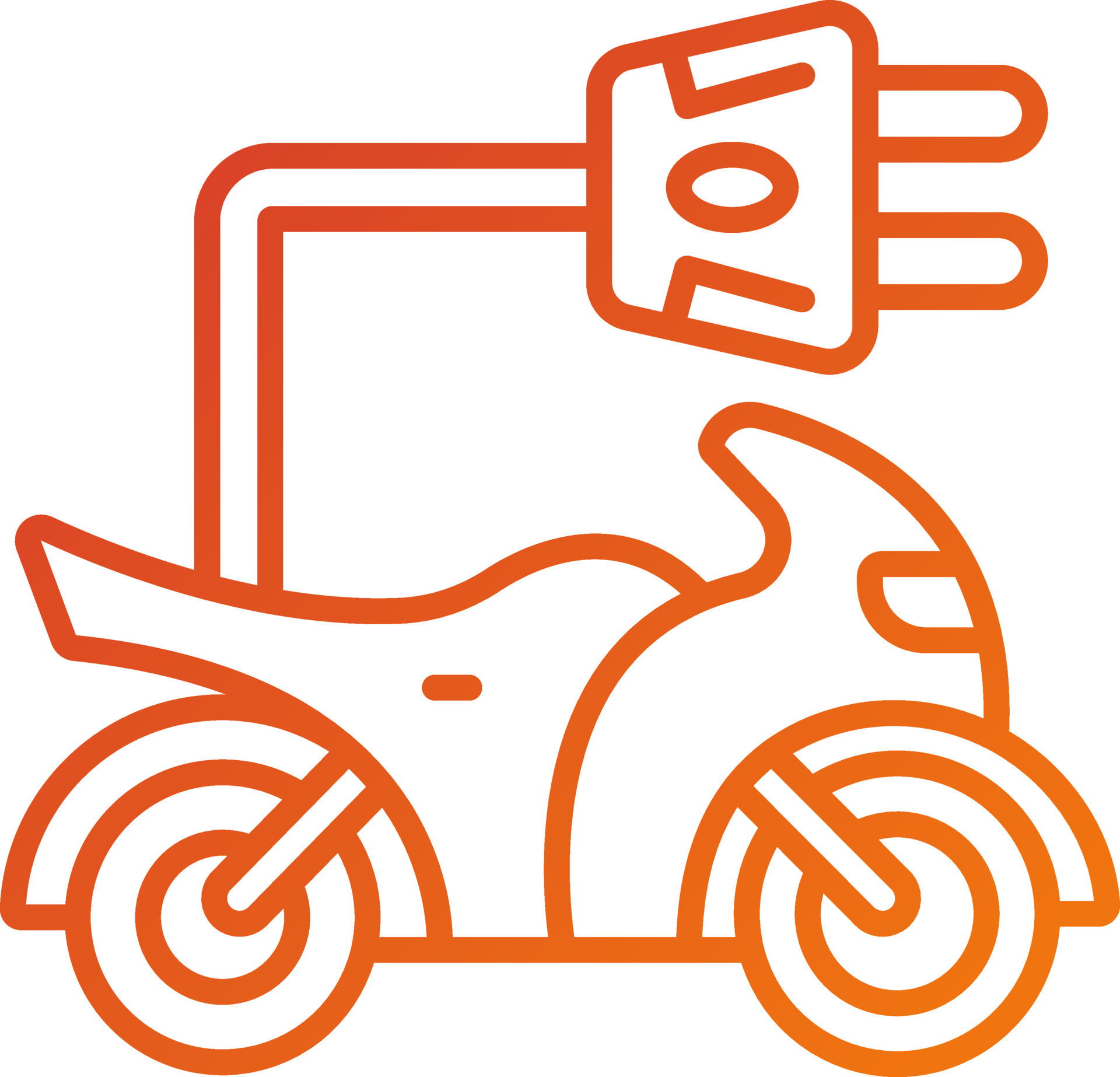 Electric Bike Icon Style 21654553 Vector Art at Vecteezy