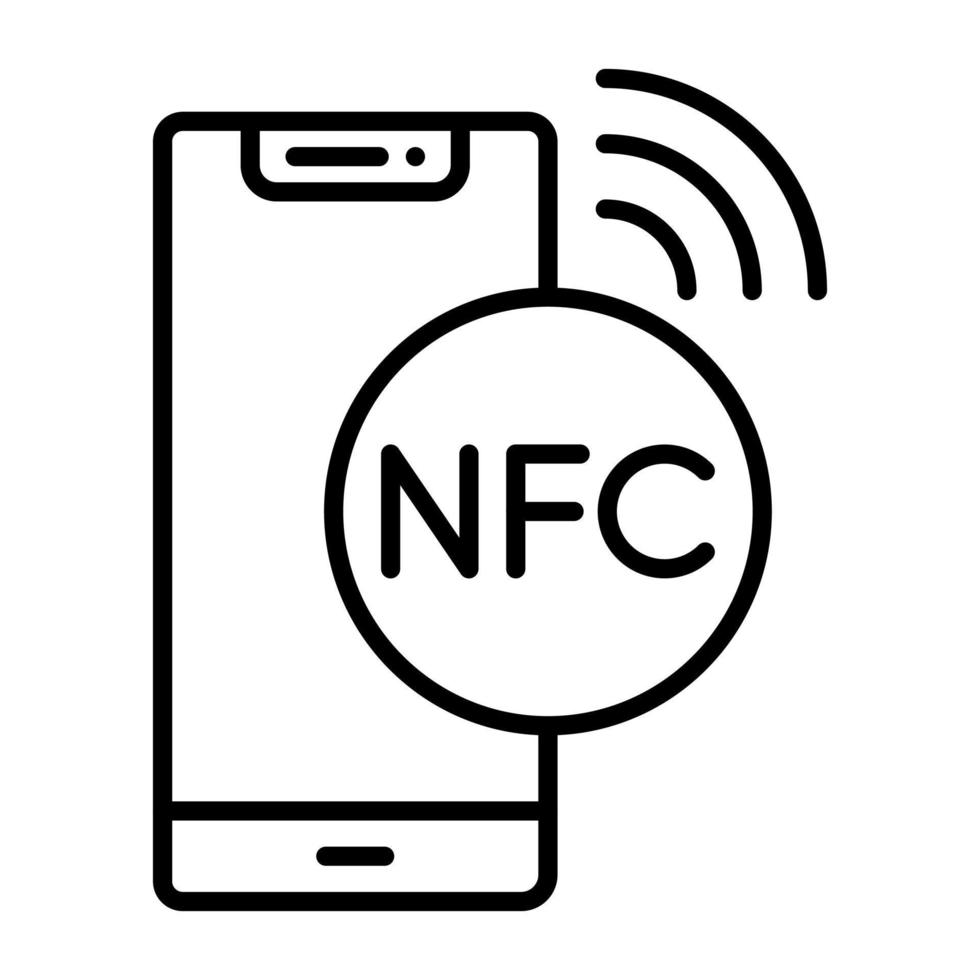 Nfc vector icon