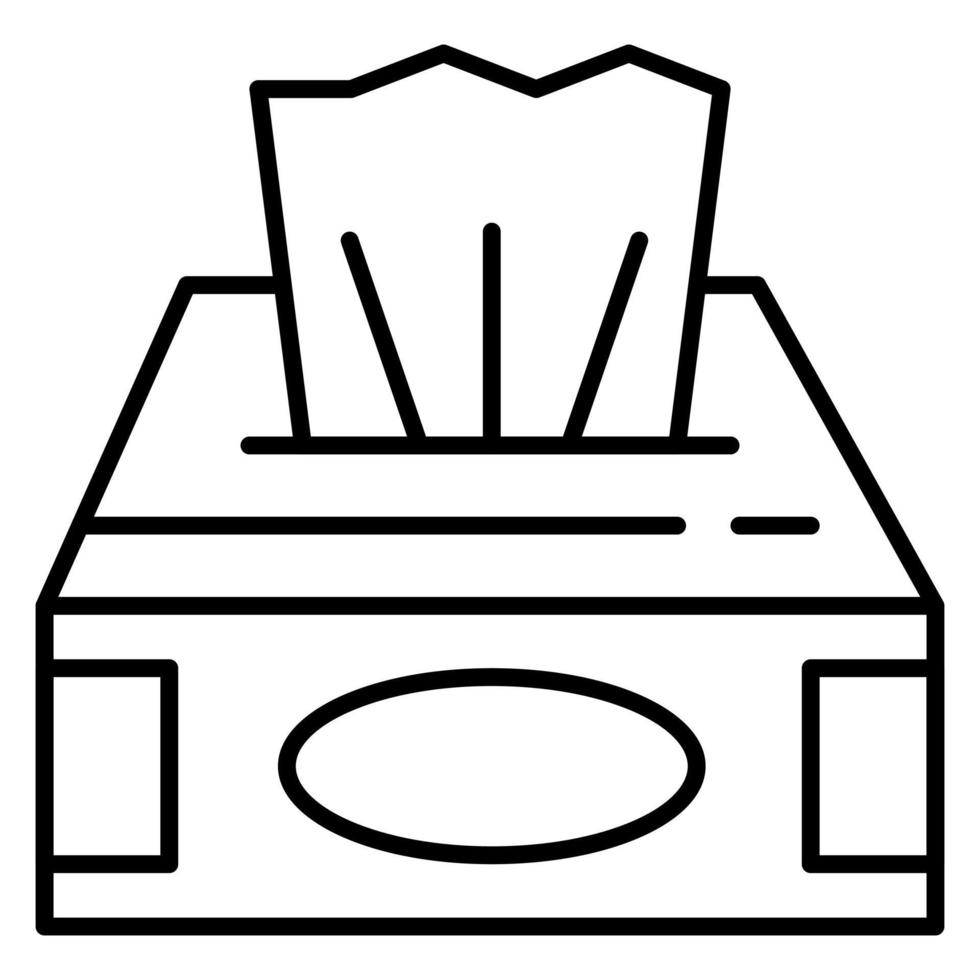 Tissue Box vector icon