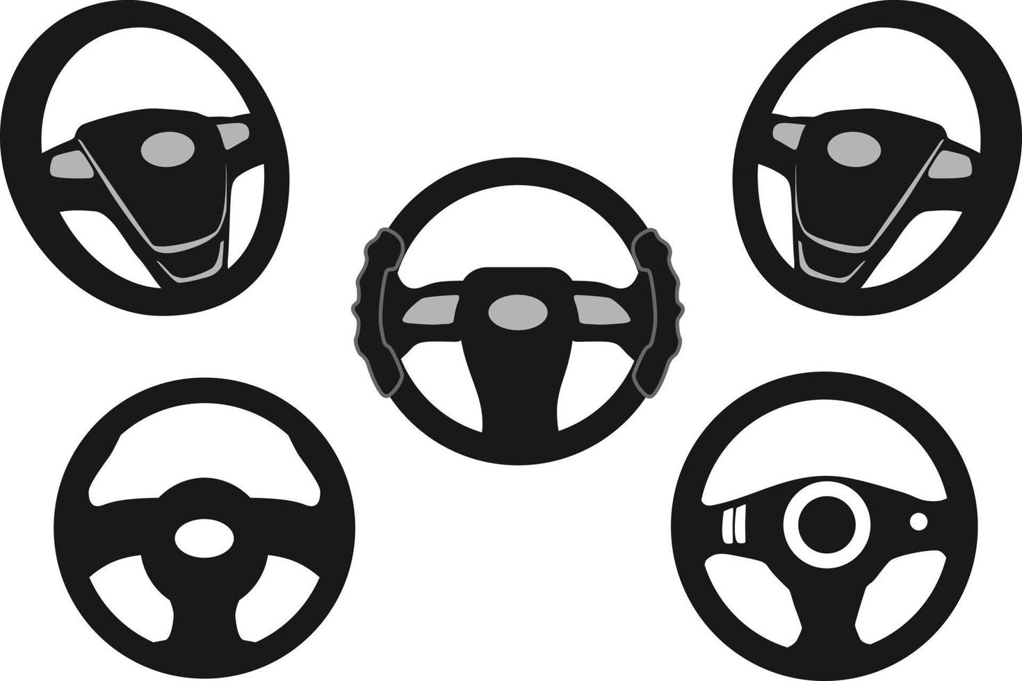 Car steering wheel stock vector image illustrations