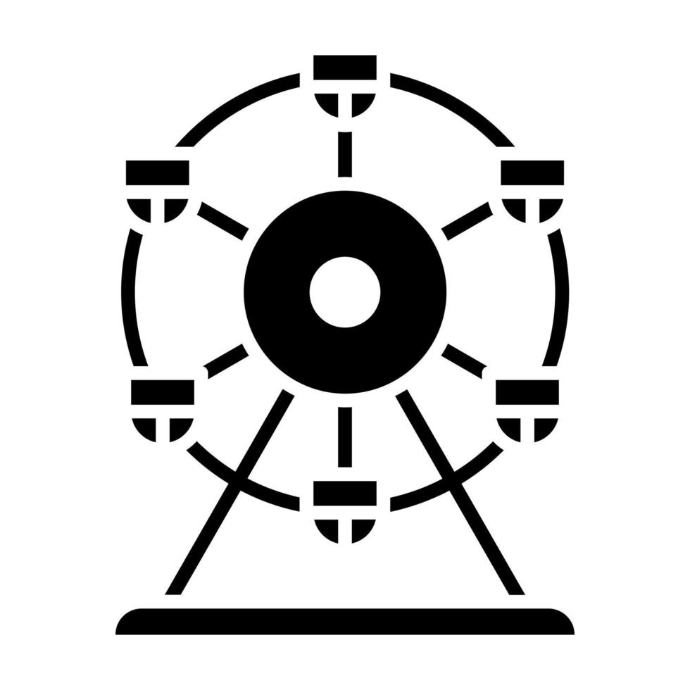 Ferris Wheel vector icon